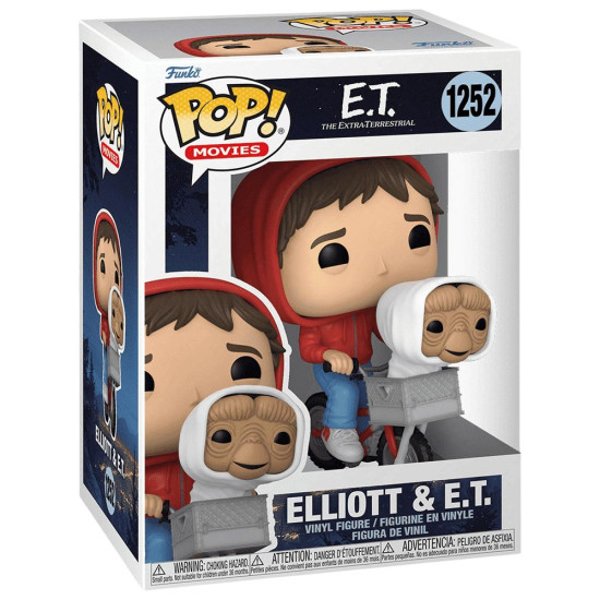 Funko Pop! Vinyl Elliot with E.T. in Bike Basket (E.T. 40th Anniversary) Funko Pop! Vinyl Elliot with E.T. in Bike Basket (E.T. 40th Anniversary)